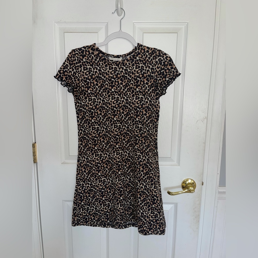 American Eagle cheetah print dress